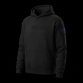Thin Blue Line Stealth Police Hoodie front view