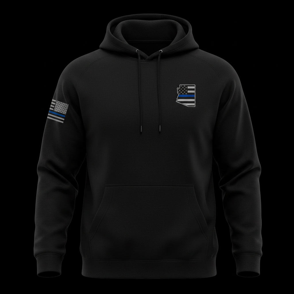 Arizona Thin Blue Line Hoodie front view