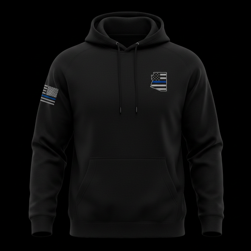 Arizona Thin Blue Line Hoodie front view