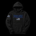 Thin Blue Line Police Hoodie front view